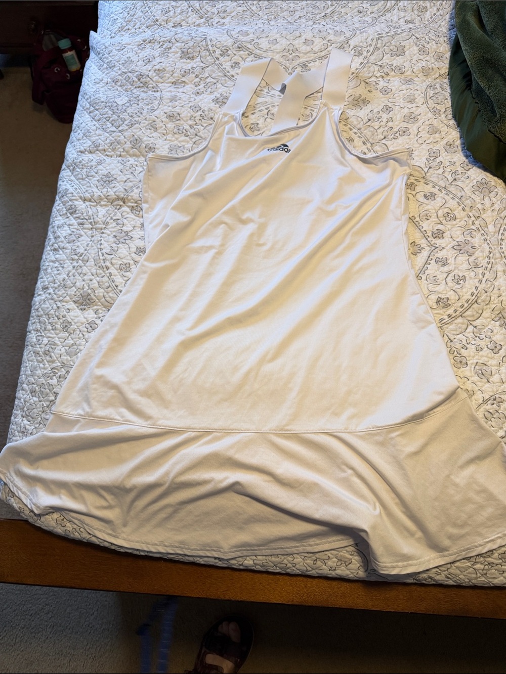 adidas Women’s White Racerback Athletic Tennis dress